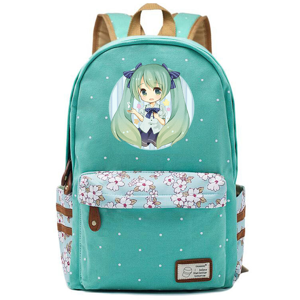 Popular Elegant Fashion Virtual Music Printing Middle School Students' Schoolbags