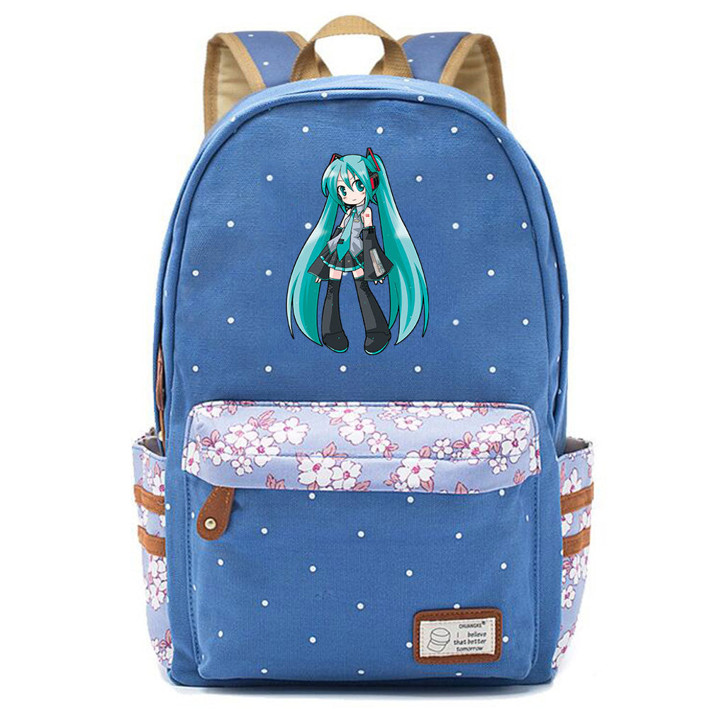 Popular Elegant Fashion Virtual Music Printing Middle School Students' Schoolbags