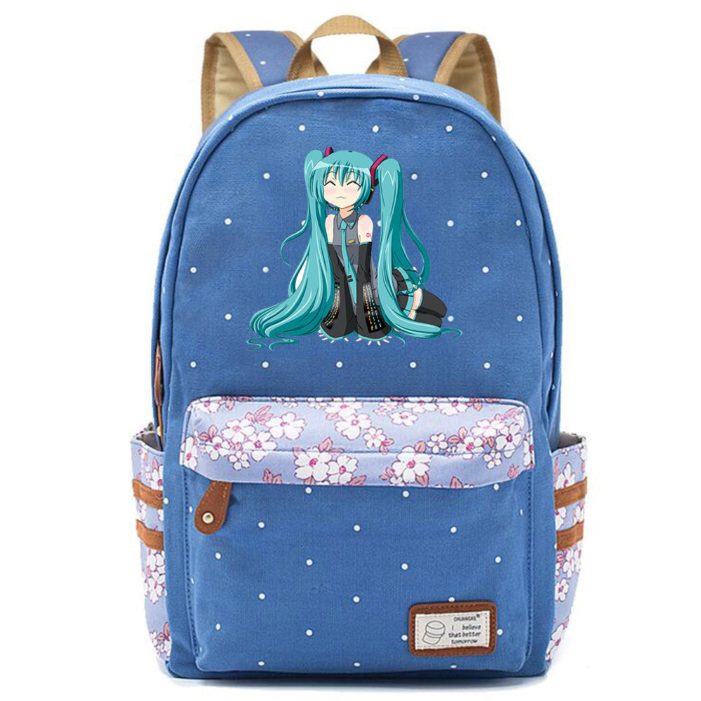 Popular Elegant Fashion Virtual Music Printing Middle School Students' Schoolbags