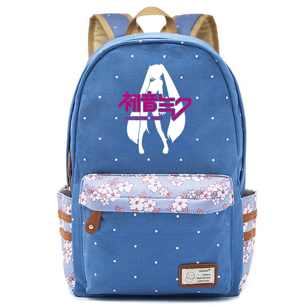 Popular Elegant Fashion Virtual Music Printing Middle School Students' Schoolbags