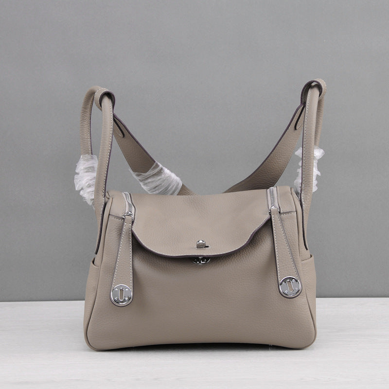 Women's Medicine Box Big Quality First Layer Leather Handbags