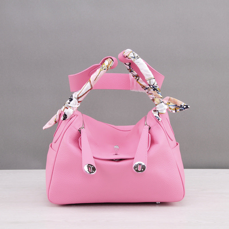 Women's Medicine Box Big Quality First Layer Leather Handbags