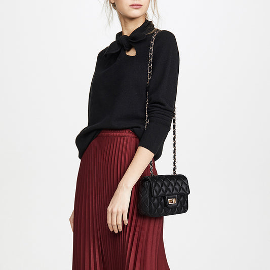 Women's Fashion Korean Style Top Layer Sheepskin Crossbody Bags