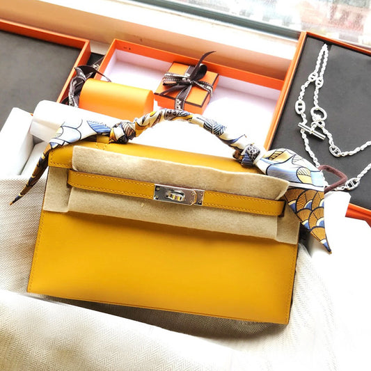 Women's Palm Print Generation Kelly Chain One Shoulder Bags