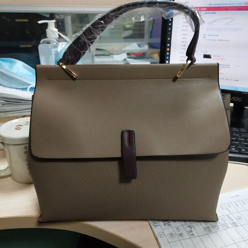 Women's First Layer Cattlehide Leather Fashion Korean Crossbody Bags