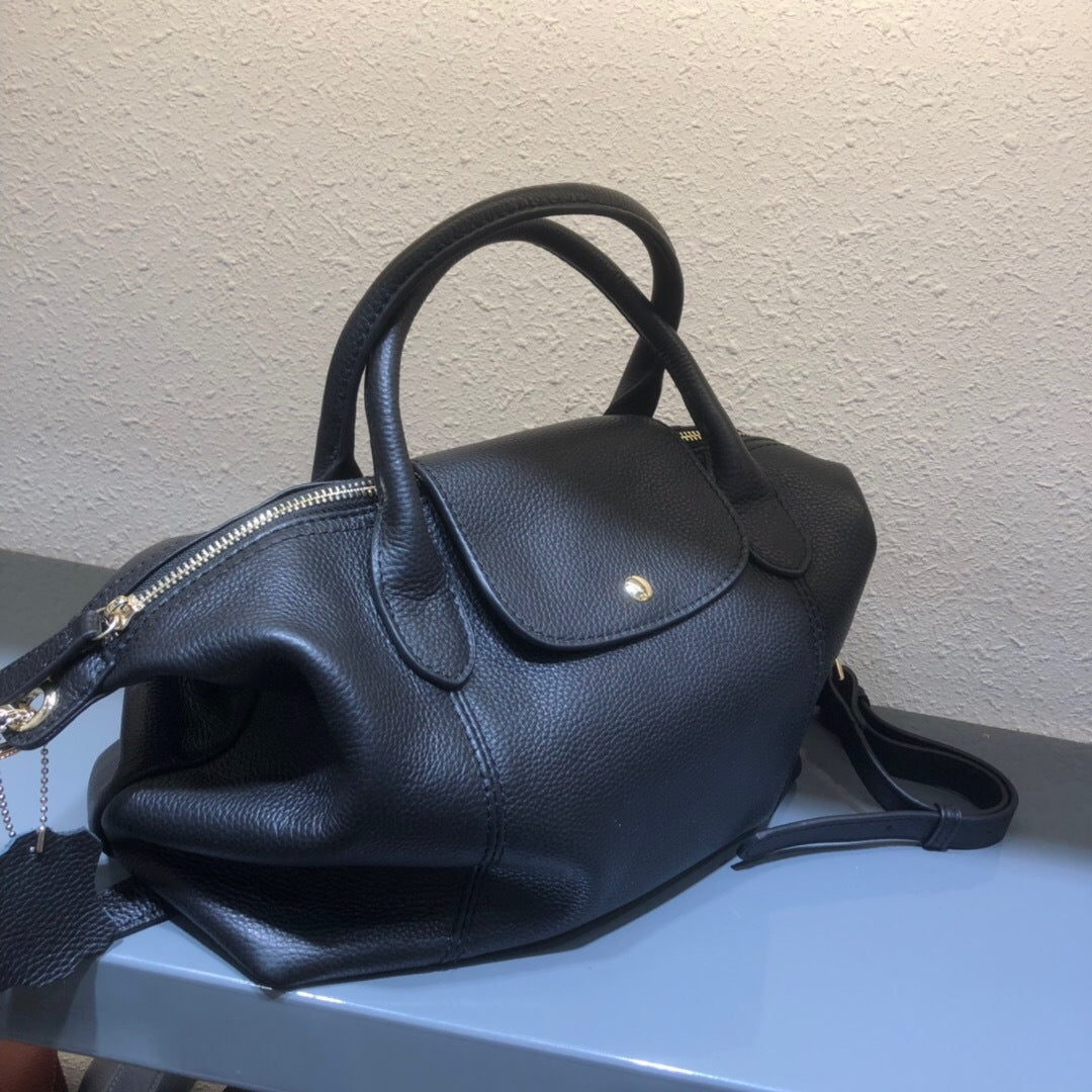 Women's Leather For Design High-grade Simple Large Handbags