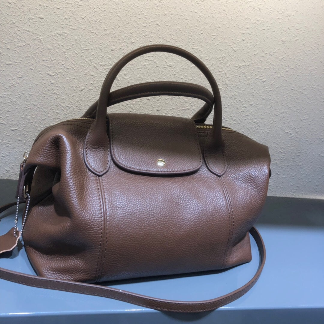Women's Leather For Design High-grade Simple Large Handbags