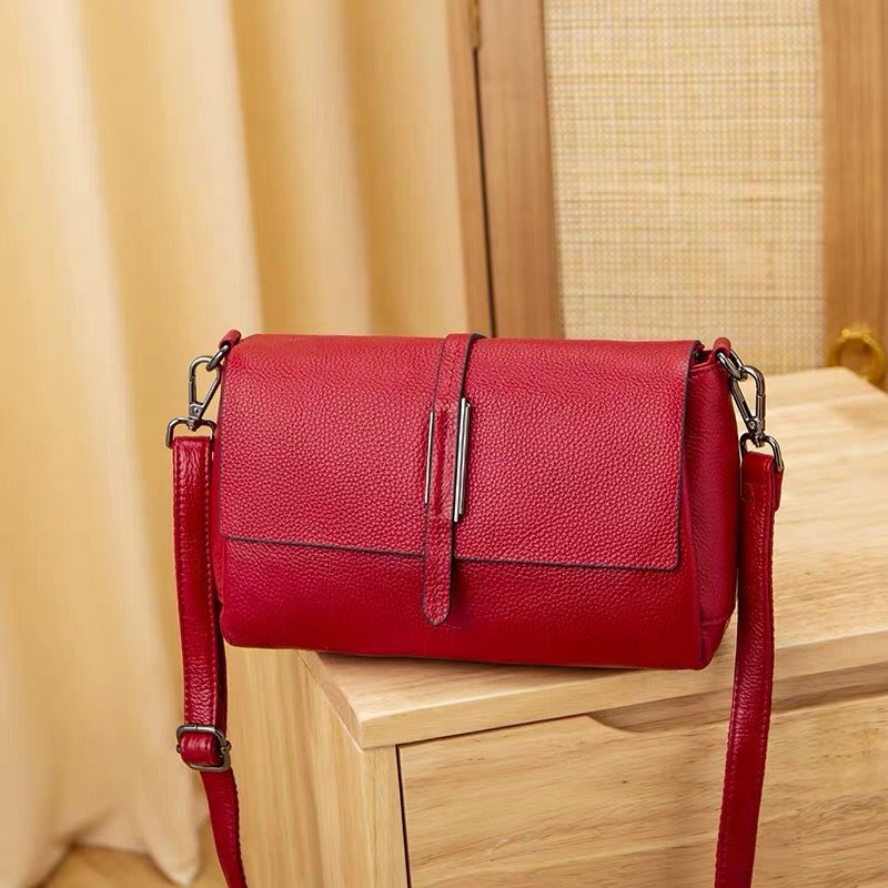 Women's Genuine Leather Fashion Large Capacity Simple Shoulder Bags