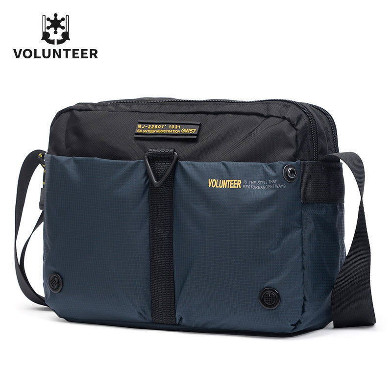 Men's Stylish Vertical Oxford Cloth Fashion Shoulder Bags