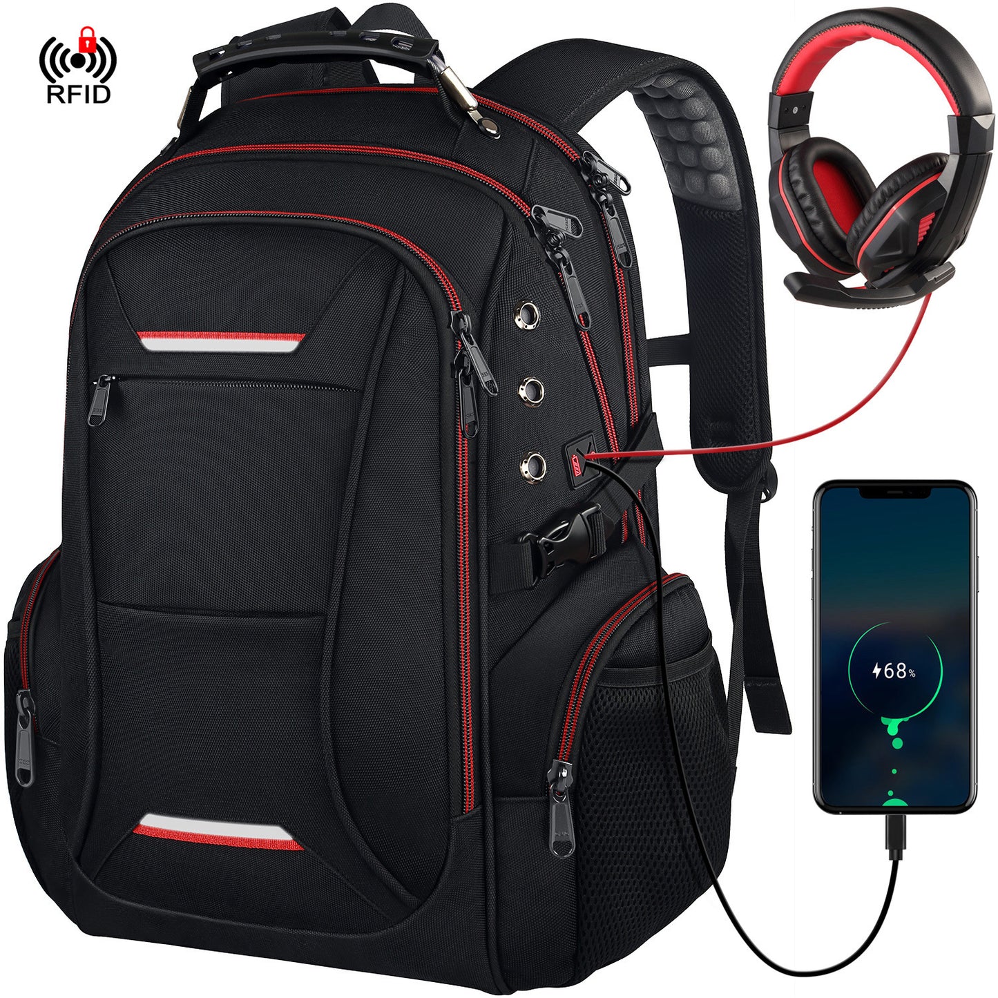 Men's Business Large Capacity Computer Leisure Backpacks