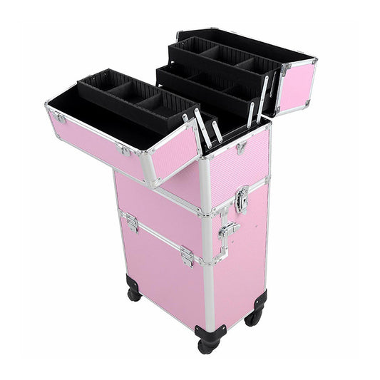 Aluminum Alloy Frame Large Capacity Advanced Separated Cosmetic Cases