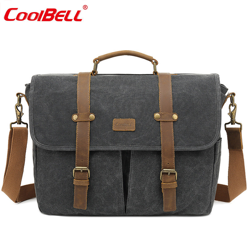 Men's Classic Vintage Oil Wax Business Men's Briefcases