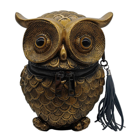 Women's New Leather Embossed Owl Creative Crossbody Bags