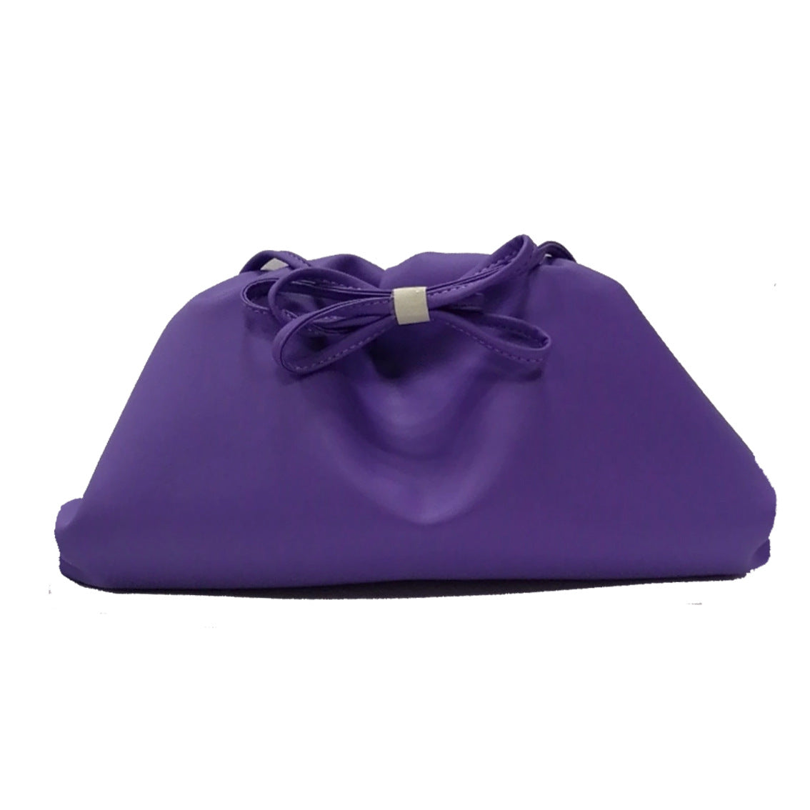 Women's Cloud Pleated Clip Solid Color Korean Crossbody Bags