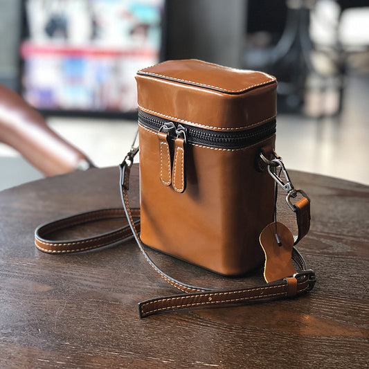 Women's Leather Mini Pouch Summer Mobile Cigarette First Small Square Bags
