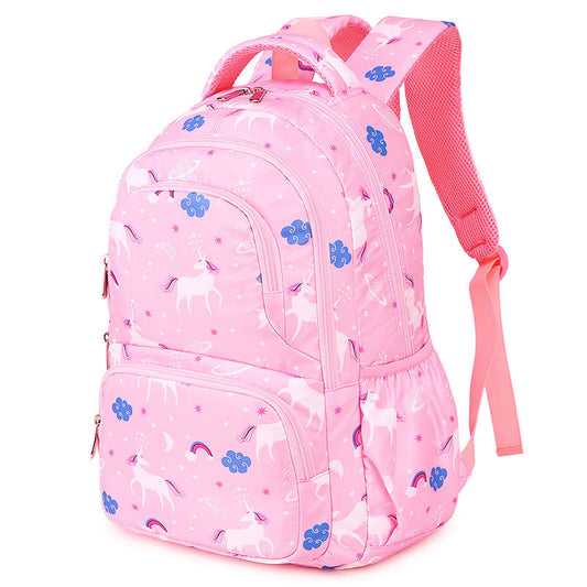 Primary Unicorn Nylon Large Capacity Super Elementary School Students' Schoolbags