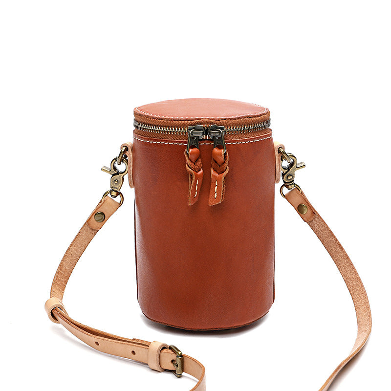 Women's Glamorous Retro Leather Cowhide Fashion Crossbody Bags