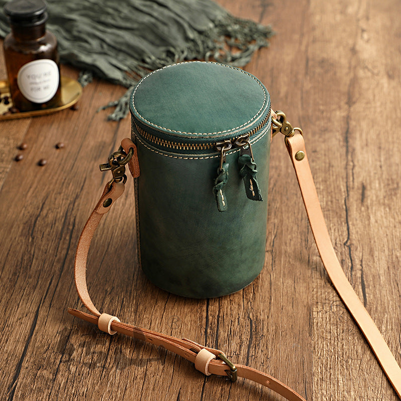 Women's Glamorous Retro Leather Cowhide Fashion Crossbody Bags
