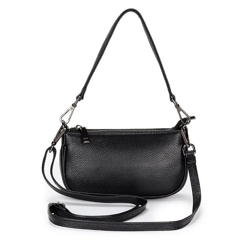 Women's Genuine Leather Mobile First Layer Cowhide Crossbody Bags