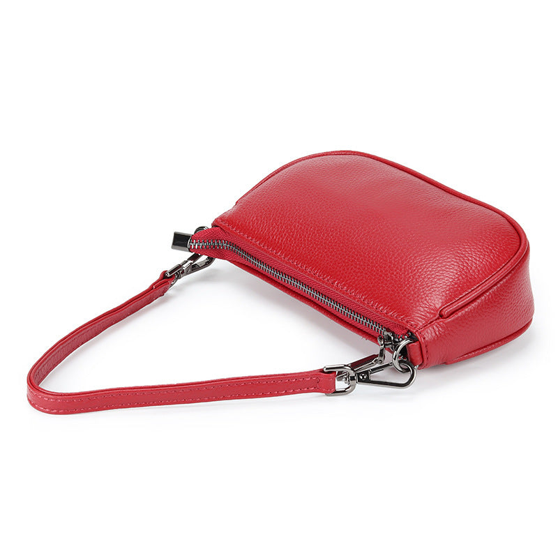 Women's Genuine Leather Mobile First Layer Cowhide Crossbody Bags