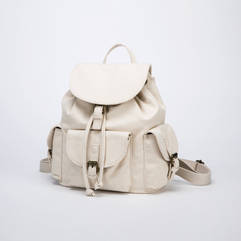Canvas Personality Sweet Cute Simple Drawstring Backpacks