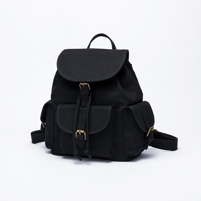 Canvas Personality Sweet Cute Simple Drawstring Backpacks
