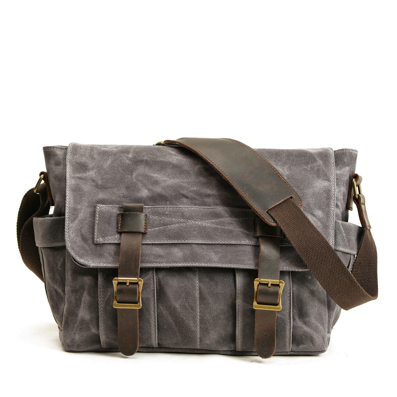 Men's Vintage Crazy Wax Canvas Fashion Men's Messenger Bags