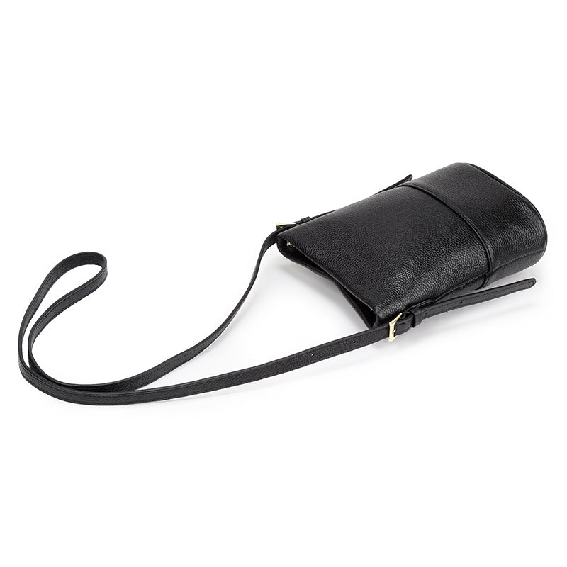 Women's Leather First Layer Cowhide Mobile Phone Bags