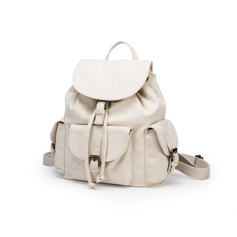 Canvas Personality Sweet Cute Simple Drawstring Backpacks