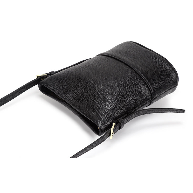 Women's Leather First Layer Cowhide Mobile Phone Bags