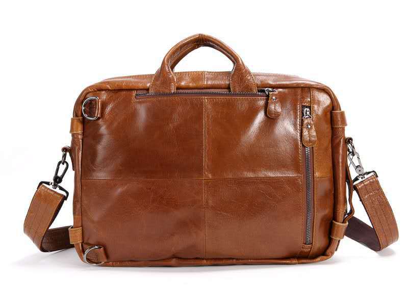 Men's Fashion Trendy Durable Imported Leather Travel Bags