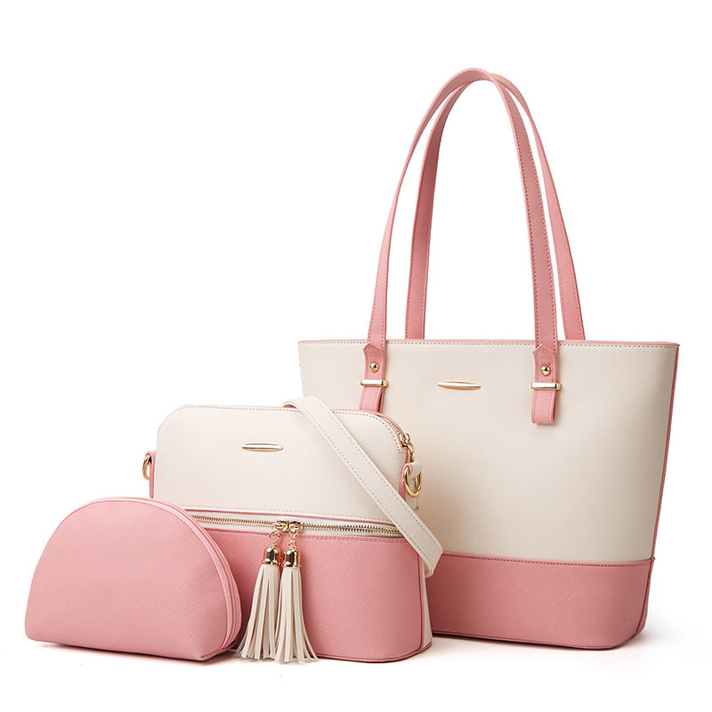 Comfortable Women's Durable Glamorous Elegant Three-piece Shoulder Bags