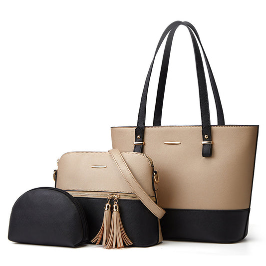 Comfortable Women's Durable Glamorous Elegant Three-piece Shoulder Bags