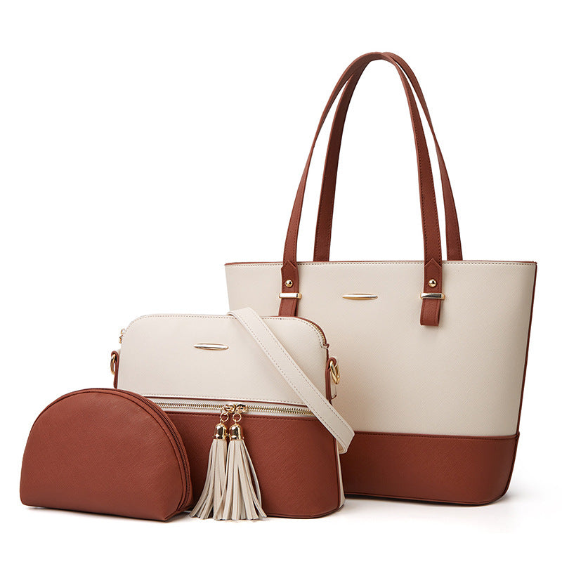 Comfortable Women's Durable Glamorous Elegant Three-piece Shoulder Bags