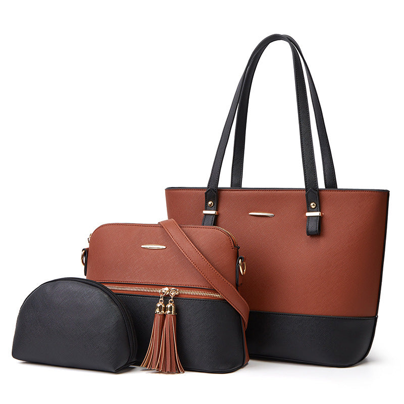 Comfortable Women's Durable Glamorous Elegant Three-piece Shoulder Bags
