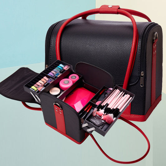 Large Capacity Portable Professional Makeup Tattoo Embroidery Beauty Cosmetic Bags