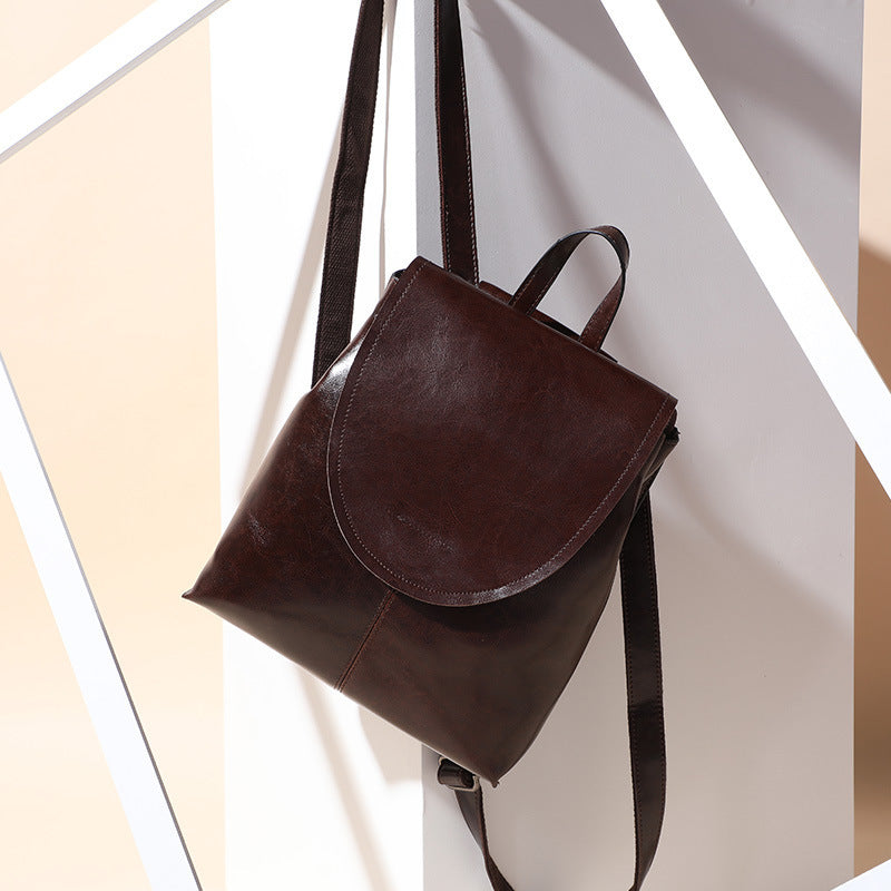 Women's Creative Boutique Leather Summer Retro Fashion Backpacks
