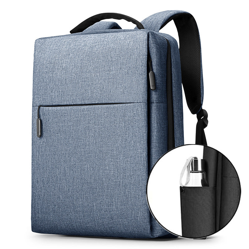 Women's & Men's & Large Capacity Solid Color Canvas Backpacks