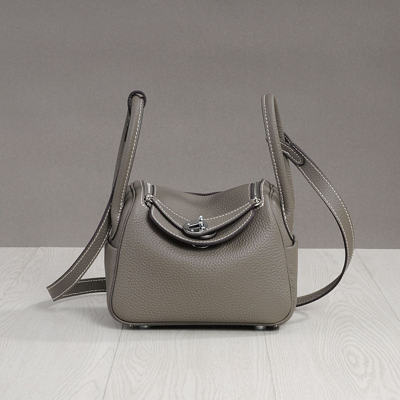 Women's Medicine Box Big Quality First Layer Leather Handbags