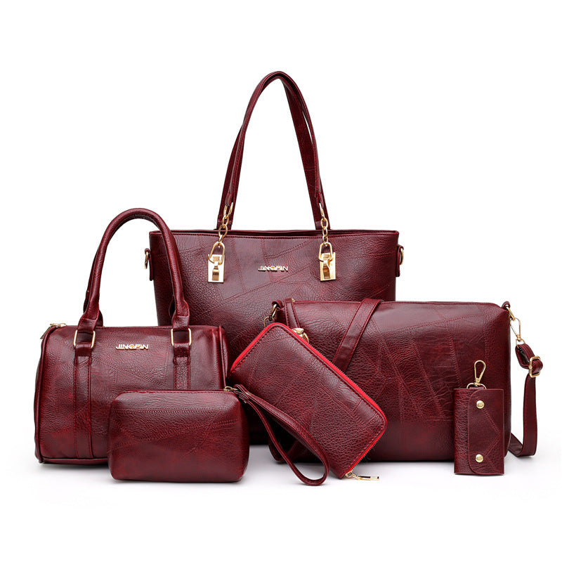 Women's Retro Fashion Large Capacity Portable Handbags