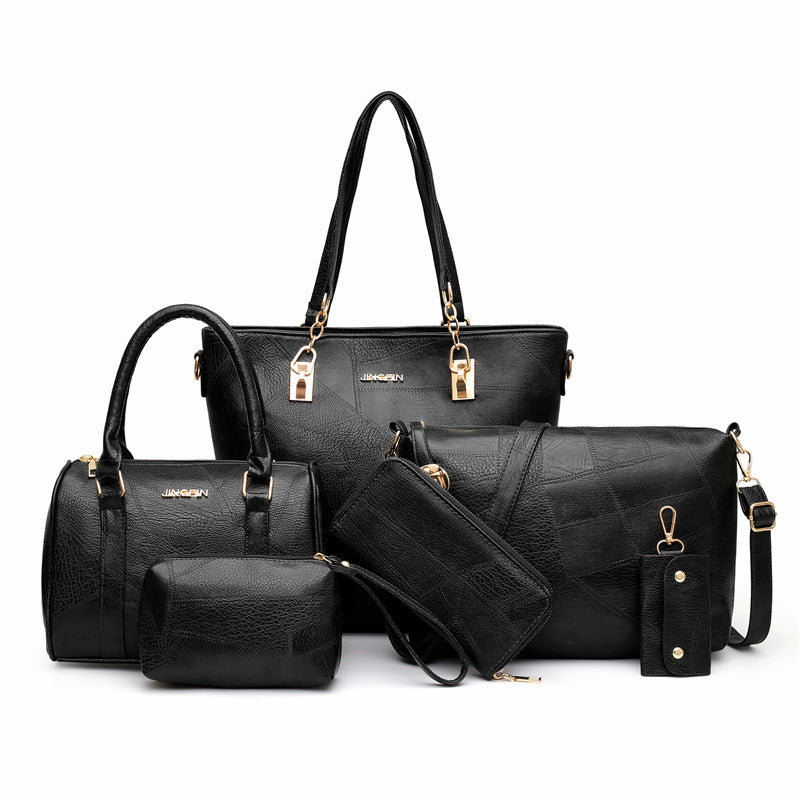 Women's Retro Fashion Large Capacity Portable Handbags