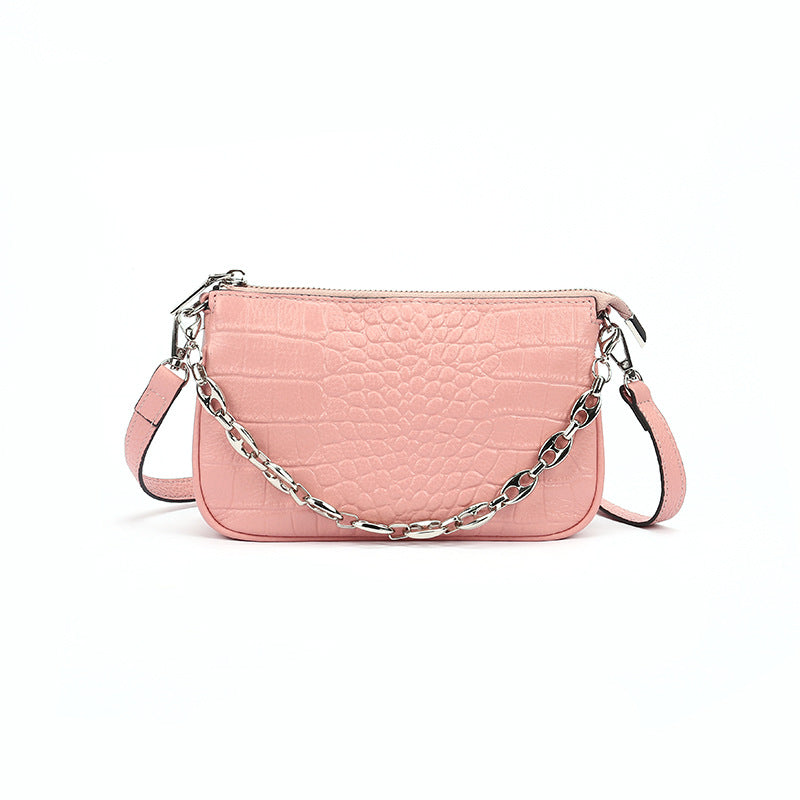 Women's First Layer Soft Cowhide Niche Kendall Underarm Genuine Shoulder Bags