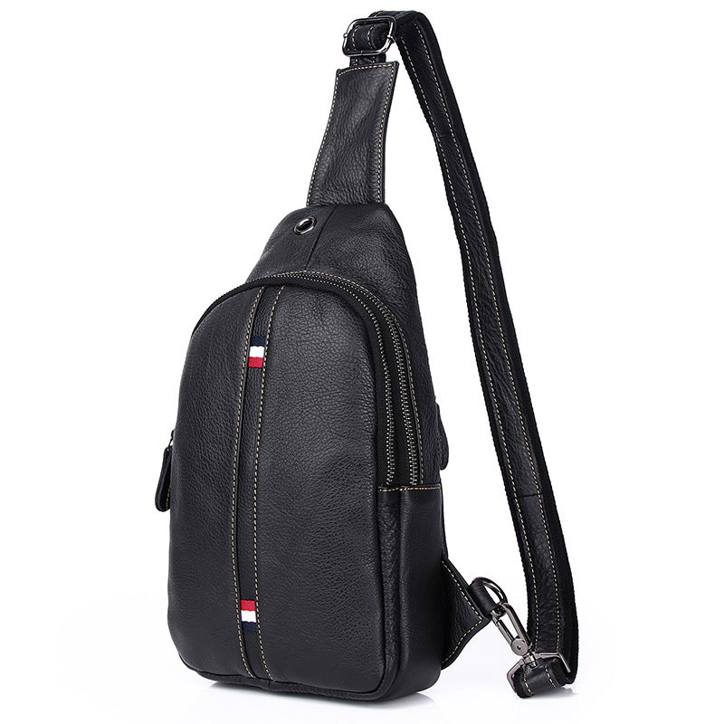 Men's Trendy Versatile Unique Comfortable Leather Men's Chest Bags