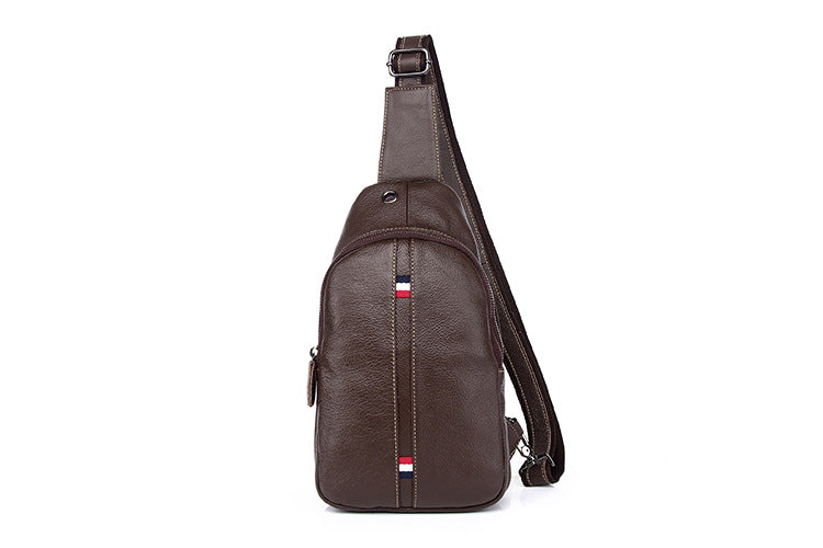 Men's Trendy Versatile Unique Comfortable Leather Men's Chest Bags
