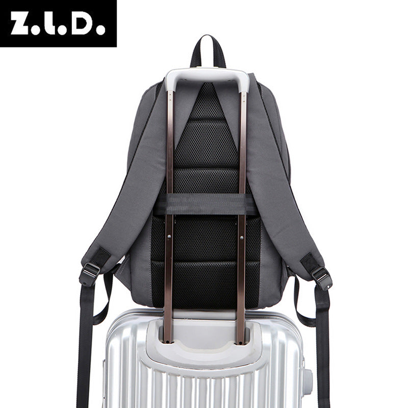 Men's Waterproof Trendy Vertical Model In Shape Backpacks