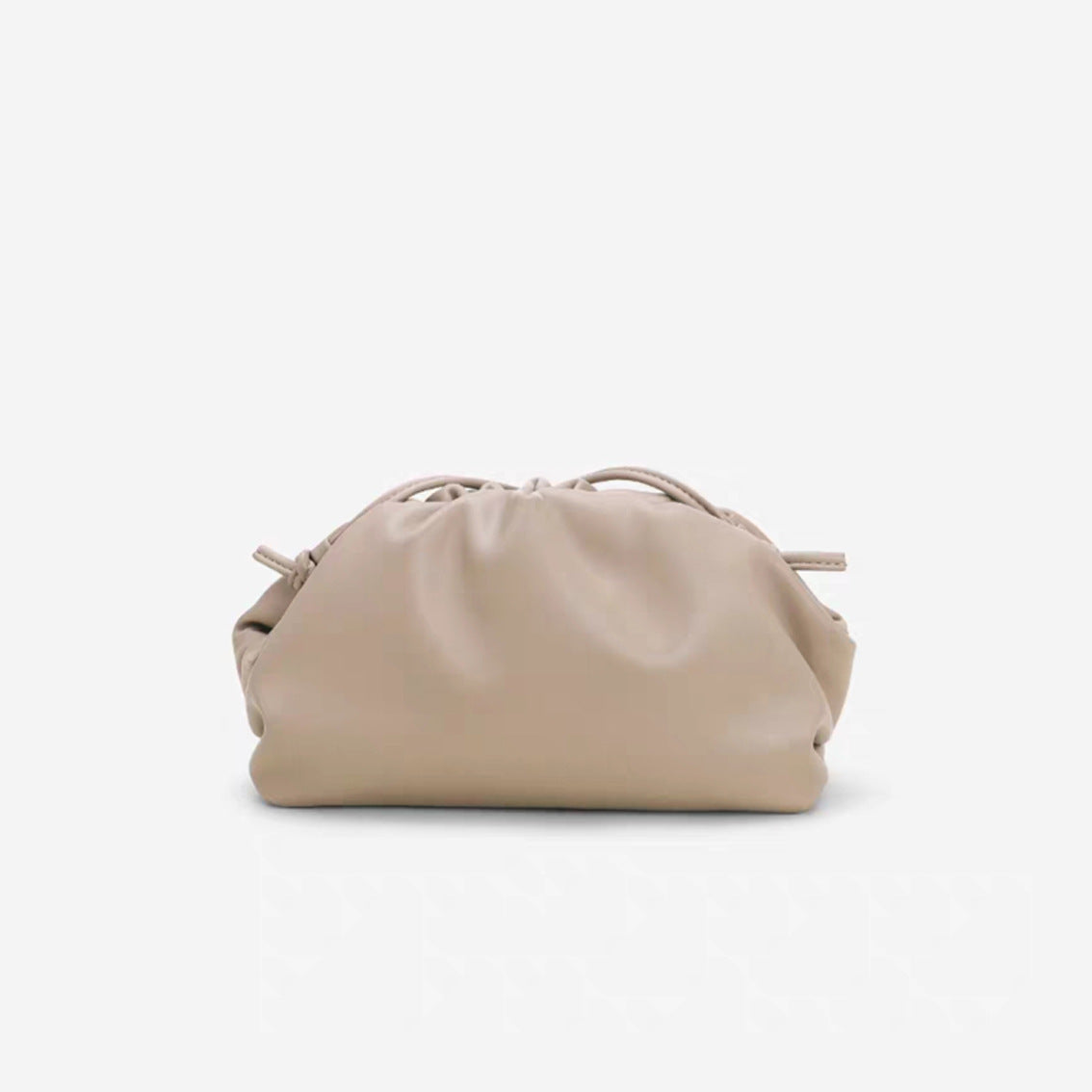 Women's Cloud Pleated Clip Solid Color Korean Crossbody Bags