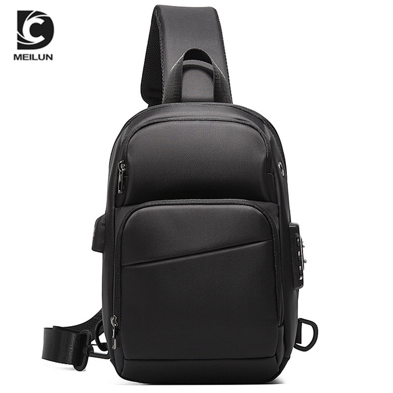 Men's Trendy Cool Colorful Reflective Luminous Waterproof Men's Chest Bags