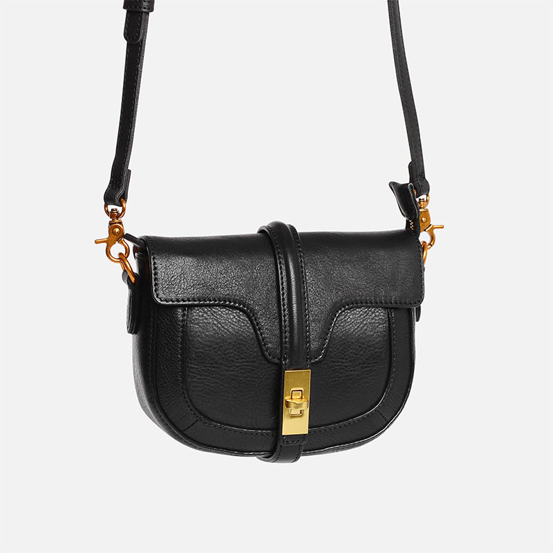 Women's Saddle Mini Leather Fashion Horseshoe Crossbody Bags