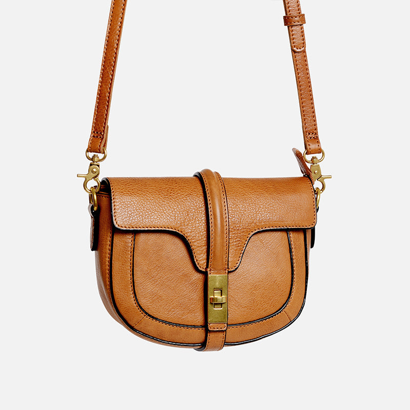 Women's Saddle Mini Leather Fashion Horseshoe Crossbody Bags
