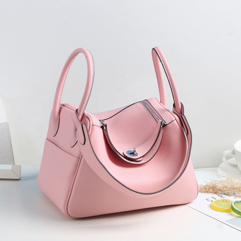 Pillow Fashion Soft Leather Genuine Large Handbags